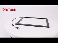 15 prenda impermeable infrarroja del panel táctil IP65 de la pulgada con el vidrio anti del vándalo de 3m m