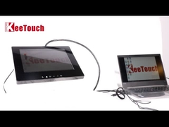 9.7 pulgadas PCAP Monitor táctil de marco abierto Anti-vandalismo Para el servicio público