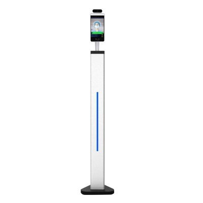 Auto Facial Recognition Temperature Kiosk , Wifi Body Temp Scanner Kiosk 800×1280