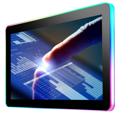 Gaming 23 Inch PCAP Touch Monitor With LED Flexible Strip