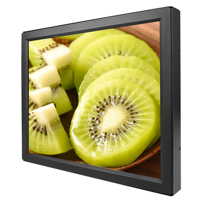 420cd/m2 LCD Panel 15" Touch Screen Monitor With VGA DVI Video Input