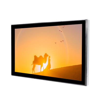 18.5 Inch PCAP Touch Monitor 400cd/M2 16:9 Ratio VGA DVI Interfaces