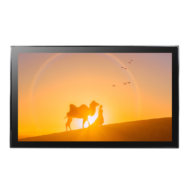 18.5 Inch PCAP Touch Monitor 400cd/M2 16:9 Ratio VGA DVI Interfaces
